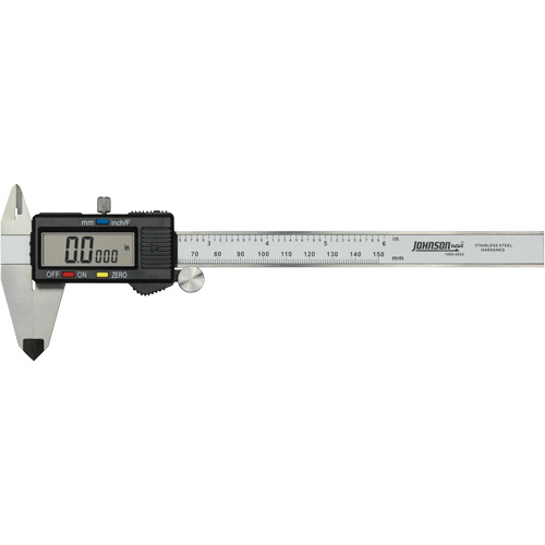Pied &agrave; coulisse num&eacute;rique, R&eacute;solution de 0,0005" (0,01 mm), 0" - 6" (0 mm - 150 mm) gamme de mesure Superchem Industries