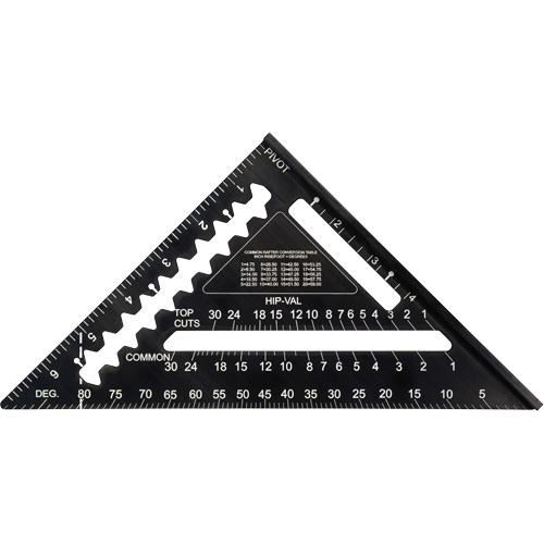 7" Johnny Square&reg; Laser Etched Rafter Square Superchem Industries
