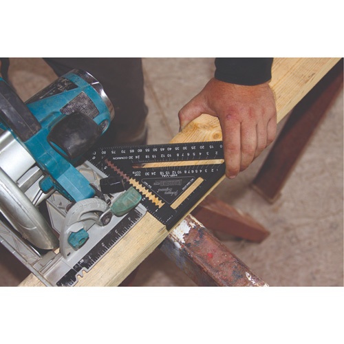 7" Johnny Square&reg; Laser Etched Rafter Square Superchem Industries