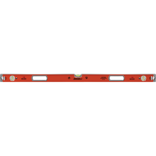Heavy-Duty Box Level, Box, 4' L, Aluminum, 3, Magnetic Superchem Industries