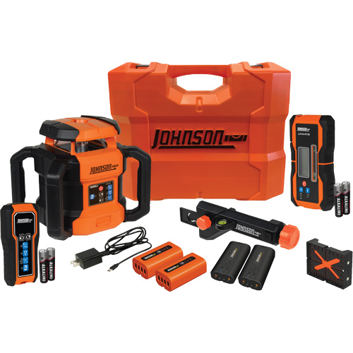 Red Dual Slope Rotary Laser Level Kit, 4000' (1219.2 m), 640 Nm Superchem Industries