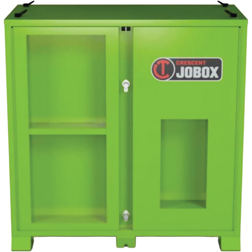 Armoire de rangement d'&eacute;PI sur place, Acier, Vert lime haute visibilit&eacute; Superchem Industries