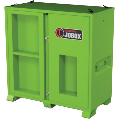 Armoire de rangement d'&eacute;PI sur place, Acier, Vert lime haute visibilit&eacute; Superchem Industries