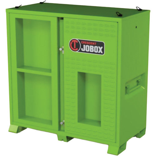 Armoire ventil&eacute;e pour le rangement d'&eacute;PI sur place, Acier, Vert lime haute visibilit&eacute; Superchem Industries