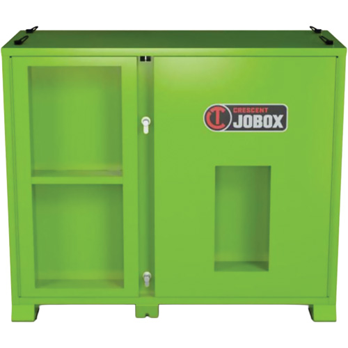 Ventilated Onsite PPE Storage Cabinet, Steel, High-Visibility Lime Green Superchem Industries