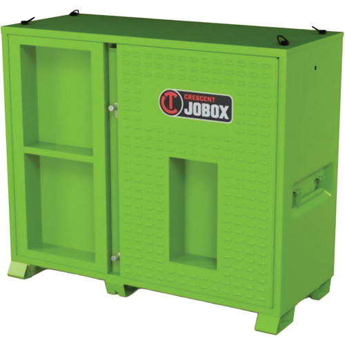 Ventilated Onsite PPE Storage Cabinet, Steel, High-Visibility Lime Green Superchem Industries