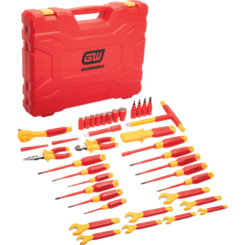 Jeu d'outils VDE isol&eacute;s, 1000 V, 39 M Superchem Industries