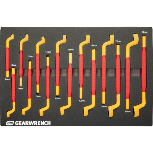 Jeu d'outils VDE isol&eacute;s, 1000 V, 72 M Superchem Industries