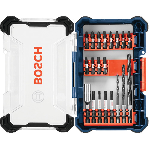 Custom Case System Drill & Drive Set, 20 Pcs., Phillips/Square/Torx&reg; Superchem Industries
