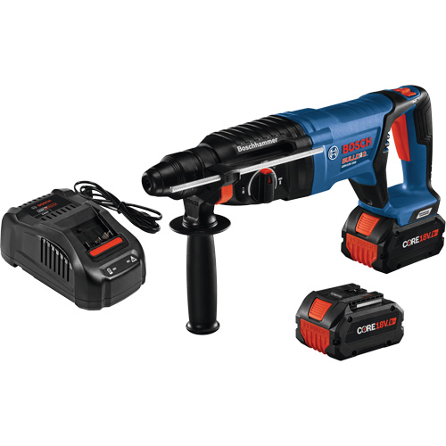 Professional Rotary Hammer Kit, 18 V, 1", 0-890 RPM Superchem Industries