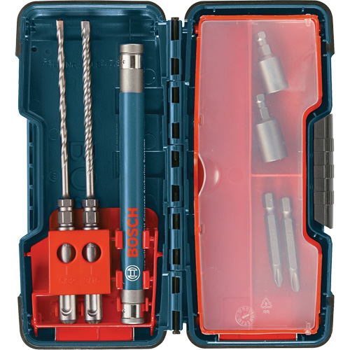 SDS-plus&reg; Bulldog Anchor Drive Installation Set, 7 Pieces, Carbide Superchem Industries