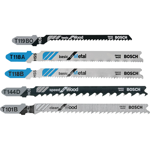 T-Shank Jig Saw Blade Set for Wood and Metal Superchem Industries
