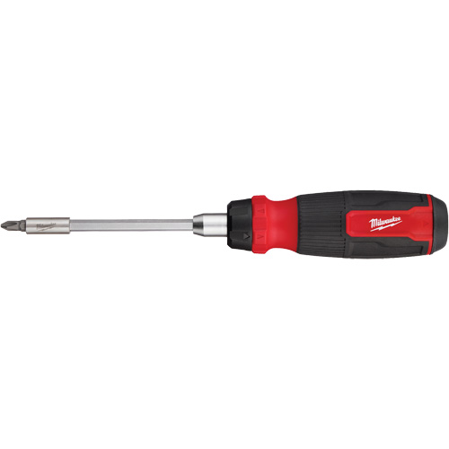 Tournevis &agrave; cliquet 14-en-1 &agrave; embouts multiples avec porte-embout de 1/4", 10-11/100" lo, Prise Coussin&eacute;e Superchem Industries