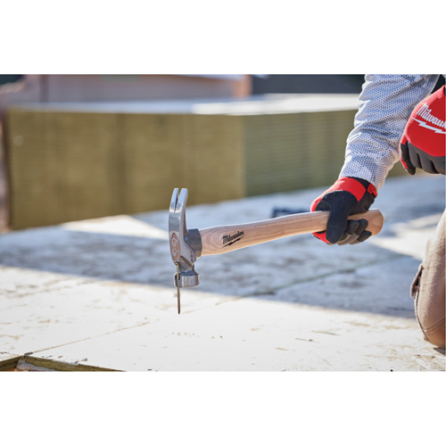 Milled Face Framing Hammer, 23 oz., Wood Handle Superchem Industries