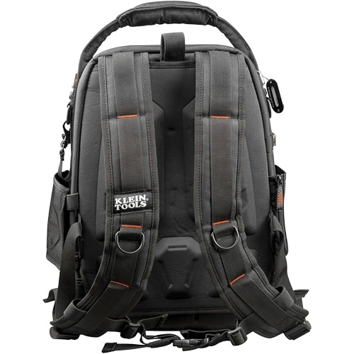 Tradesman Pro Tool Master Tool Bag Backpack, 11" L x 13-1/2" W, Black/Grey/Orange, Polyester Superchem Industries