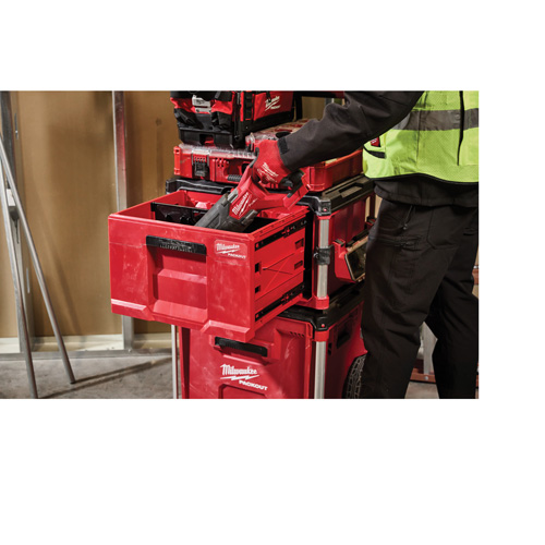 Boîte &agrave; outils avec un tiroir PACKOUT avec une capacit&eacute; de 50 lb, 16-3/10" x 22-1/5" x 14-3/10", Noir/Rouge Superchem Industries