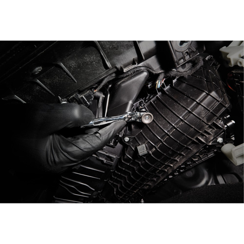 Hex Drive Mini Flex Head Bit Ratchet with 7 Lock Positions Superchem Industries