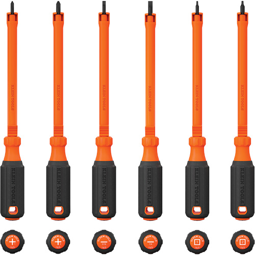 Insulated Hooded Screw Holding Screwdriver Set, 1000 V, 6 Pcs Superchem Industries