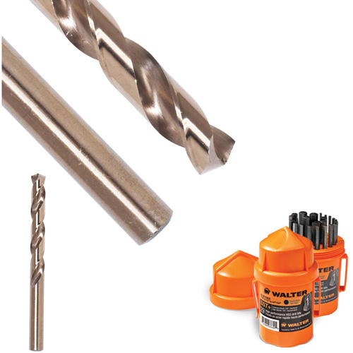 Foret s&eacute;rie courte SST+, Acier rapide, 27/64", 5-9/16" lo, 3-11/16" Cannelure, 135° Angle Superchem Industries