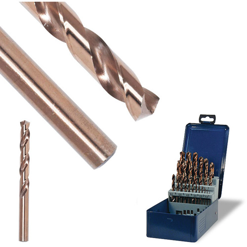 SST+ Jobbers Wire Gauge Drill Bit, High Speed Steel, #1, 3-11/16" L, 2-1/4" Flute, 135° Point Angle Superchem Industries