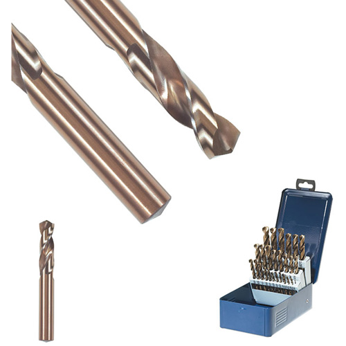 Foret de s&eacute;rie extra courte SST+, 1/8", Acier rapide, Cannelure 11/16", Pointe de 135° Superchem Industries