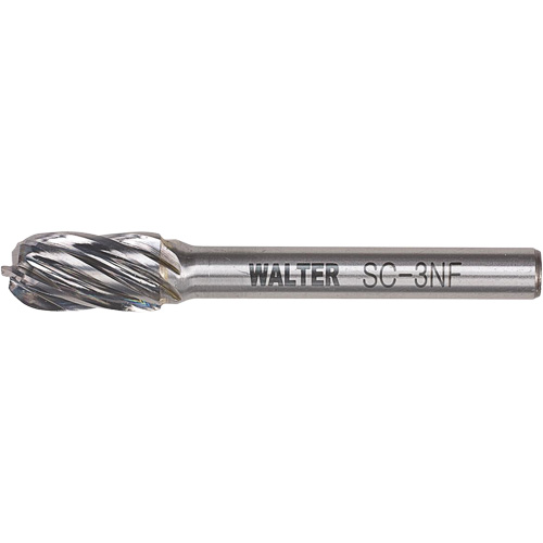 Carbide Burr, SC-3, 3/8" Dia., 3/4" Depth of Cut Superchem Industries
