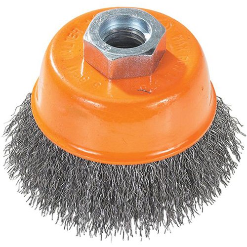 Crimped Wire Cup Brush with Ring Superchem Industries