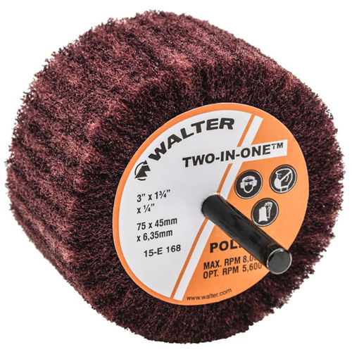 Meule &agrave; lamelles abrasives Two-In-One Superchem Industries