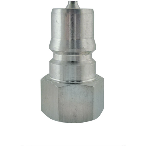 Hydraulic Quick Coupler - Plug, Stainless Steel, 1/2" Dia. Superchem Industries
