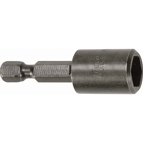 Tourne-&eacute;crou pour vis SAE de feuille m&eacute;tallique, Embout 5/16", Prise 1/4", 1-1/8" lo, Magn&eacute;tique Superchem Industries