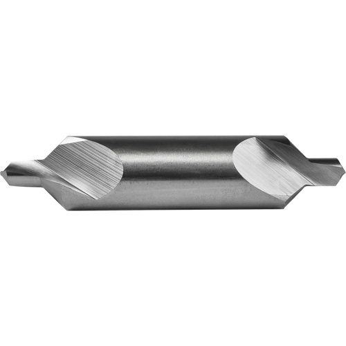 Combined Centre Drill and Countersink, #3, 0.1094" Small Diameter, 1/4" Large Diameter, High Speed Steel Superchem Industries