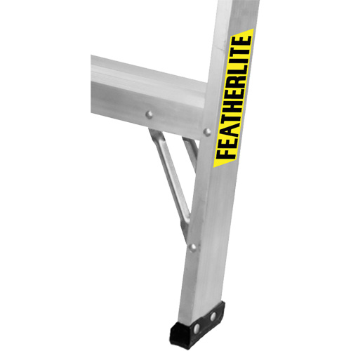 Industrial-Duty Sawhorse, 2' H x 31.9375" W x 23.50" D, 300 lbs. Capacity, Aluminum Superchem Industries