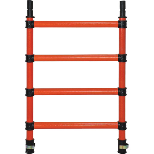 Composants pour &eacute;chafaudages la tour en fibre de verre, Montant d'extr&eacute;mit&eacute;, 27" la x 39" h Superchem Industries