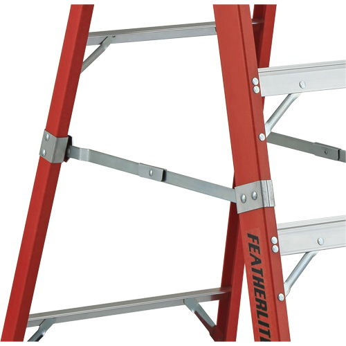Industrial Extra Heavy-Duty Platform Stepladder (6500 AA Series), 12', 375 lbs. Cap. Superchem Industries