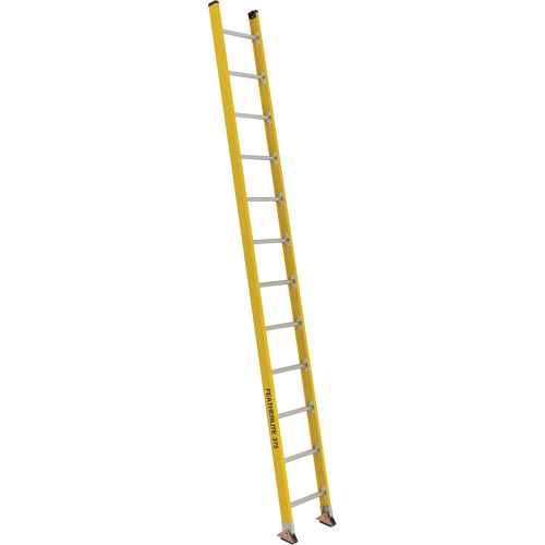 Industrial Extra Heavy-Duty Straight Ladders (5600 Series), 12', Fibreglass, 375 lbs., CSA Grade 1AA Superchem Industries