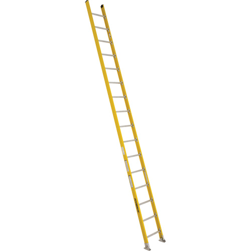 Industrial Extra Heavy-Duty Straight Ladders (5600 Series), 16', Fibreglass, 375 lbs., CSA Grade 1AA Superchem Industries