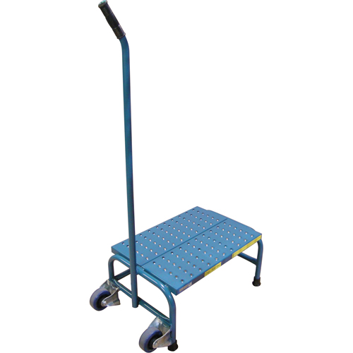 Tilt-N-Roll Step Stands, 1 Step(s), 16" L x 29" W x 12" H, 300 lbs. Capacity Superchem Industries