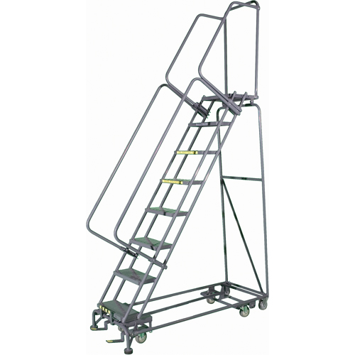 All Directional Ladders, 6 Steps, 24" Step Width, 60" Platform Height, Steel Superchem Industries