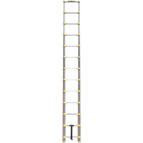 Telescopic Ladder, 3' - 12', Aluminum, 250 lbs. Capacity, Type 1 Superchem Industries