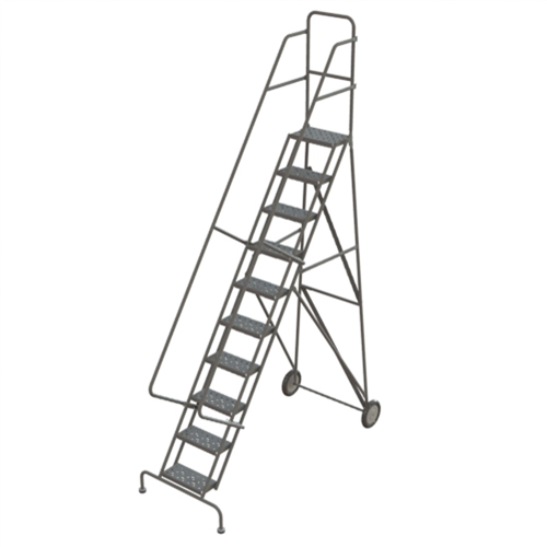 &eacute;chelles roulantes, 10 marches, Stri&eacute;, Hauteur 106" Superchem Industries