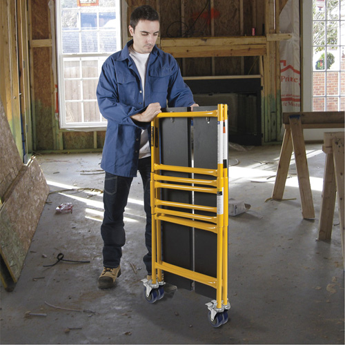 Ensemble de petit &eacute;chafaudage de base de 4' Jobsite Series, Cadre Acier, 41" p x 45-3/4" h Superchem Industries