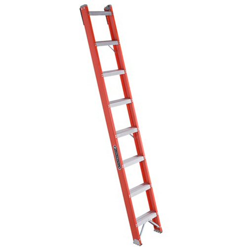 FH1000 Series Industrial Heavy-Duty Shelf Ladders, 8', Fibreglass, 300 lbs., CSA Grade 1A Superchem Industries