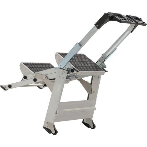 &eacute;chelle escabeau avec roues pivotantes, 2 marches, 23" x 21" x Hauteur 34,50" Superchem Industries