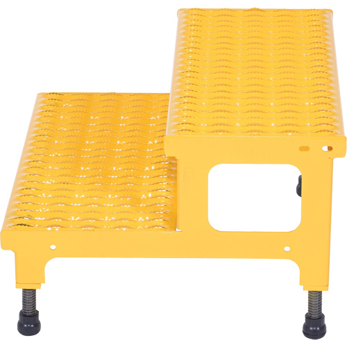 Adjustable Step-Mate Stand, 2 Step(s), 23-13/16" W x 22-7/8" L x 15-1/4" H, 500 lbs. Capacity Superchem Industries