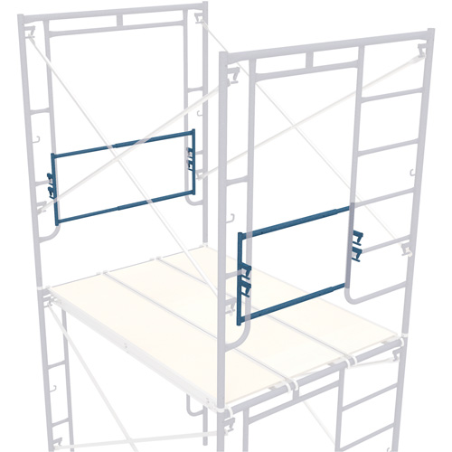 Garde-corps dextr&eacute;mit&eacute; extensible pour l'&eacute;chafaudage, Barre de retenue, 21" h Superchem Industries