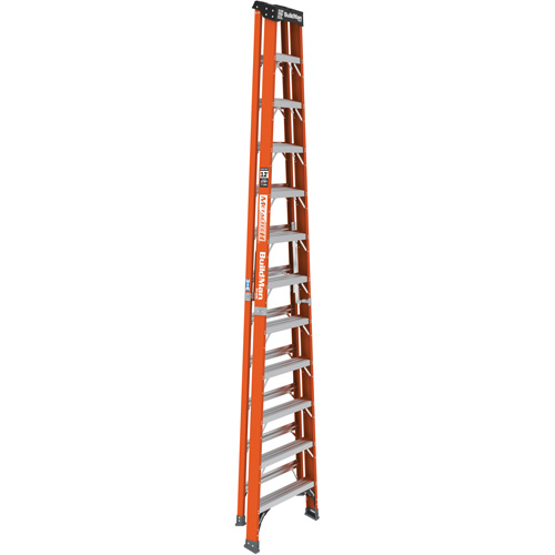 Step Ladder, 12', Fibreglass, 375 lbs. Capacity, Type 1AA Superchem Industries