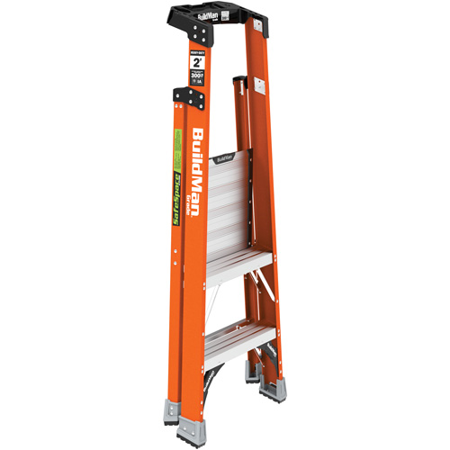 Safespace Platform Step Ladder, 2', 300 lbs. Cap. Superchem Industries