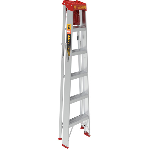 Step Ladder with Paint Tray, 6', Aluminum, 200 lbs. Capacity, Type 3 Superchem Industries