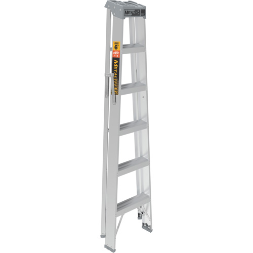 Step Ladder, 6', Aluminum, 225 lbs. Capacity, Type 2 Superchem Industries