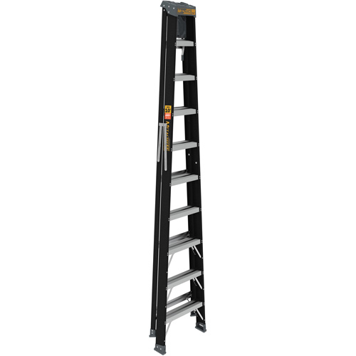 Step Ladder with Paint Tray, 10', Fibreglass, 250 lbs. Capacity, Type 1 Superchem Industries